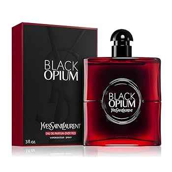 Original T- Yves Saint Laurent Black Opium Over Red
