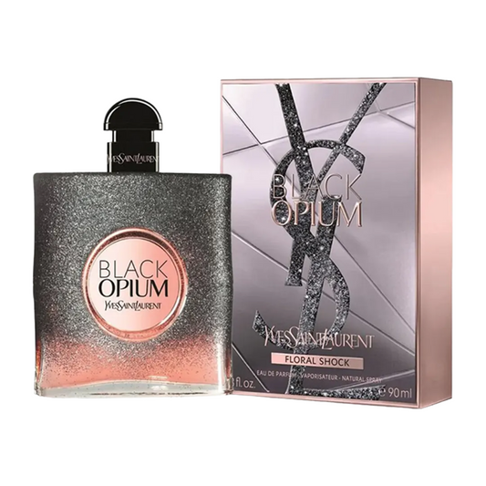 Original T- Yves Saint Laurent Black Opuim Floral Shock