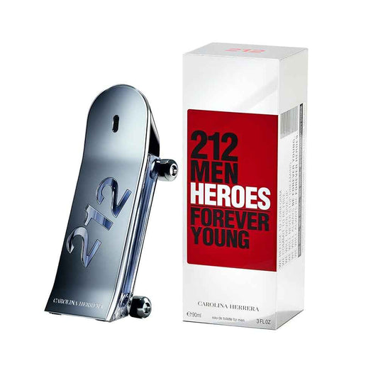 Original T- Carolina Herrera 212 Men Heroes Forever Young